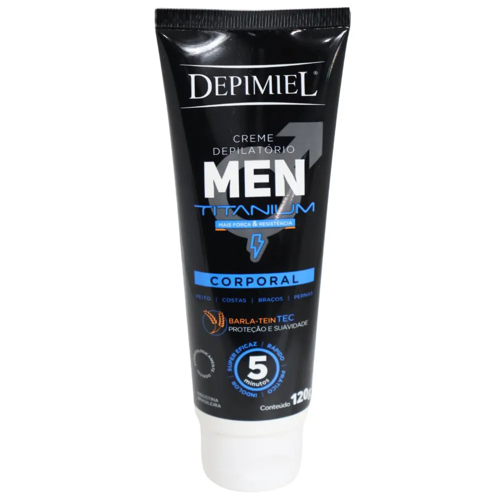 Creme Depilatória Depimiel Men Corporal Masculino Homem 120g