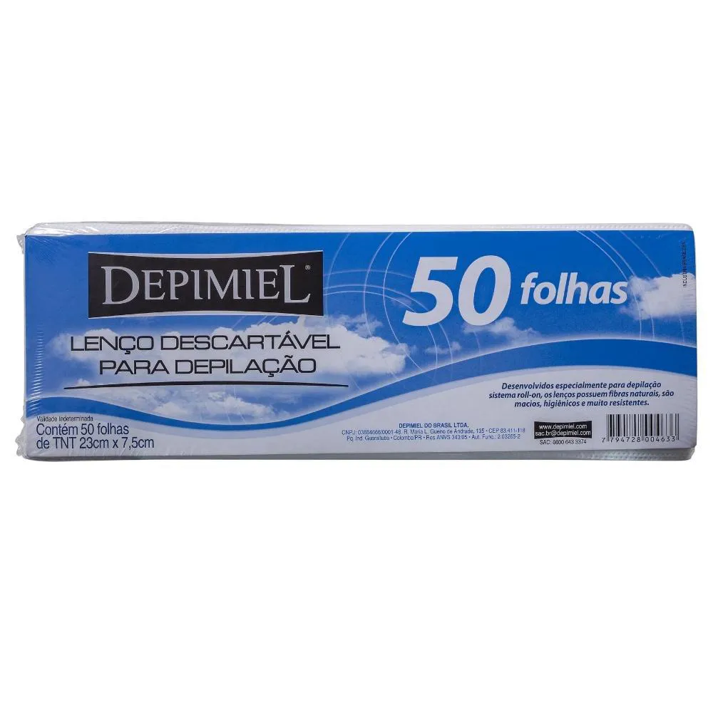 Depimiel Lenco P/ Depilacao Tnt C/ 50unidades
