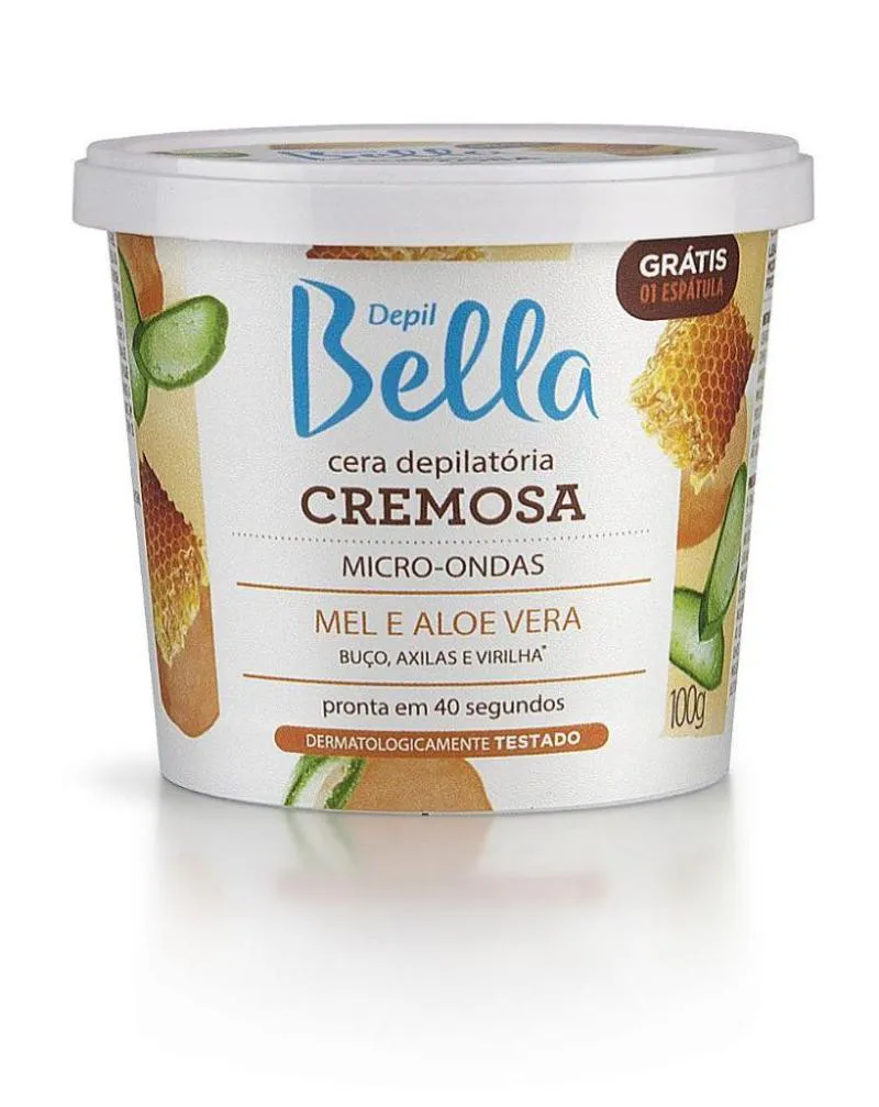 Cera Micro Ondas Depil Bella Mel 100g Ref:1326