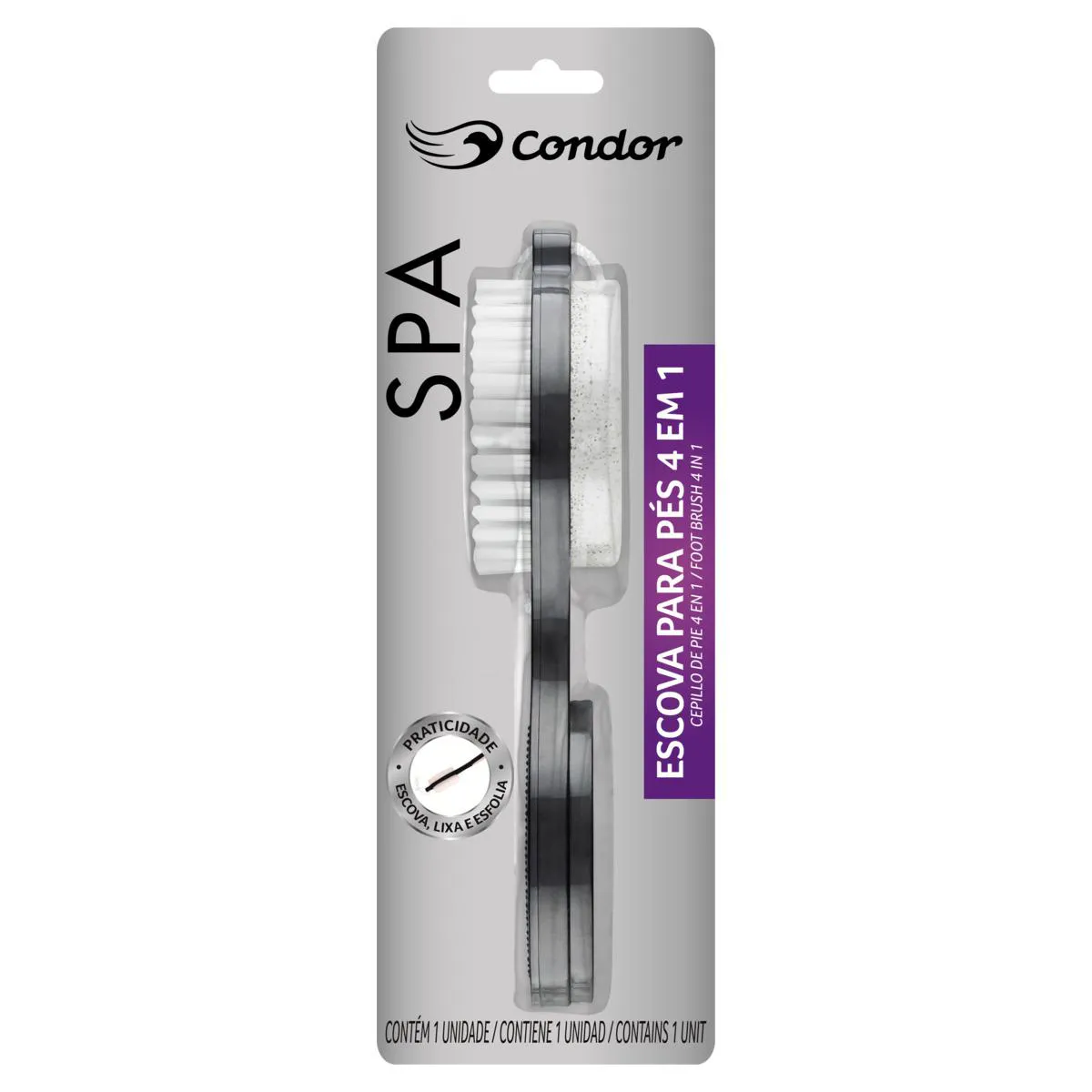 Escova para Pés 4 em 1 Condor Spa