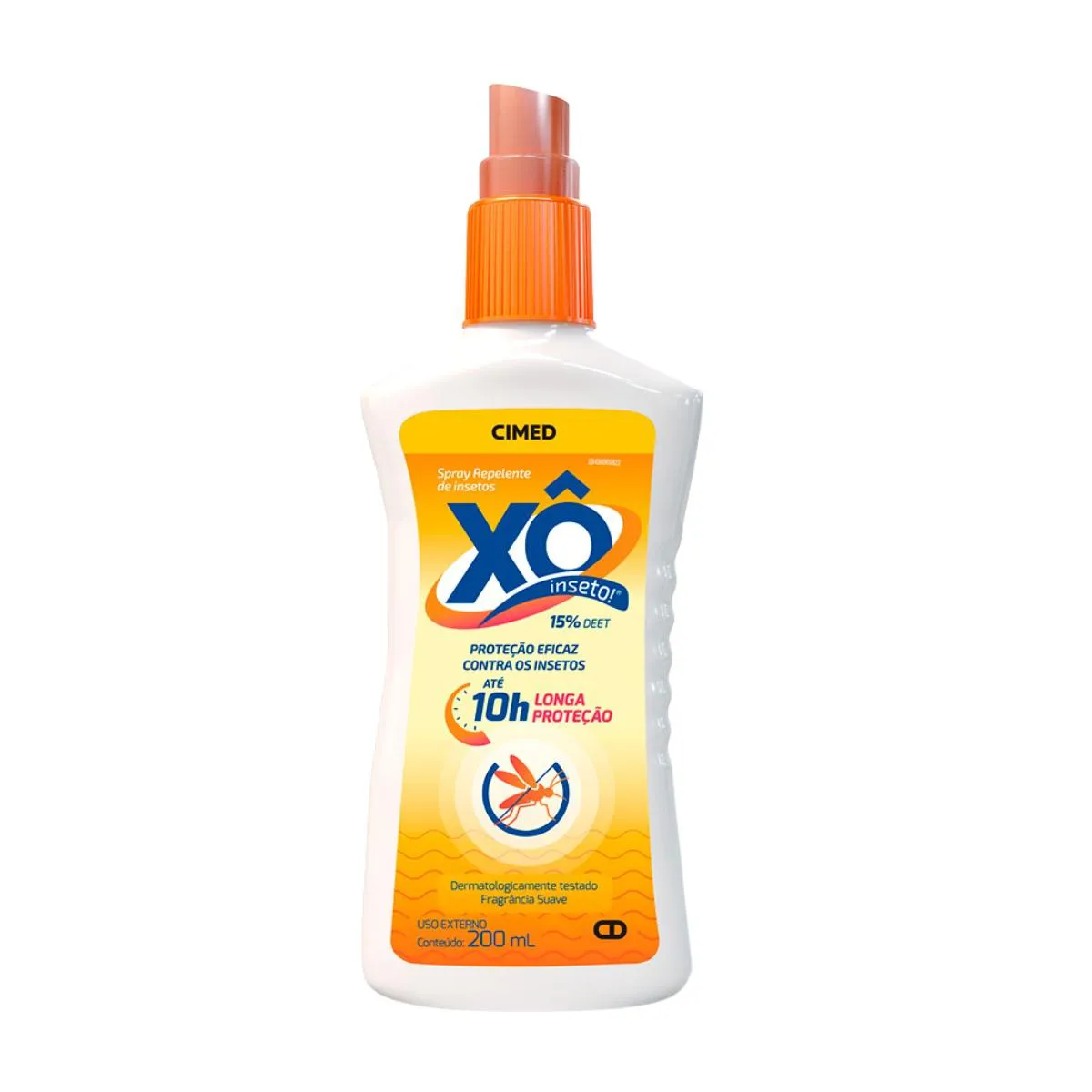 Spray Repelente Xo Inseto 15% Deet 200ML 01 unidades