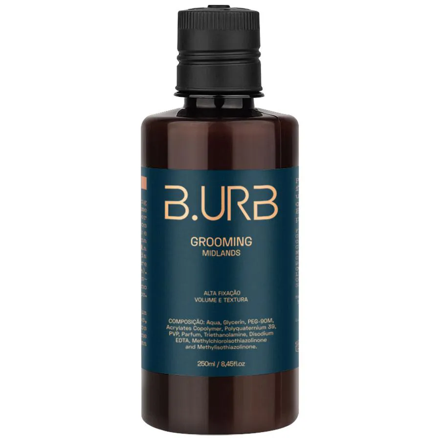 Grooming para Cabelo Midlands Alta Fixação 250ml Barba Urbana B.urb