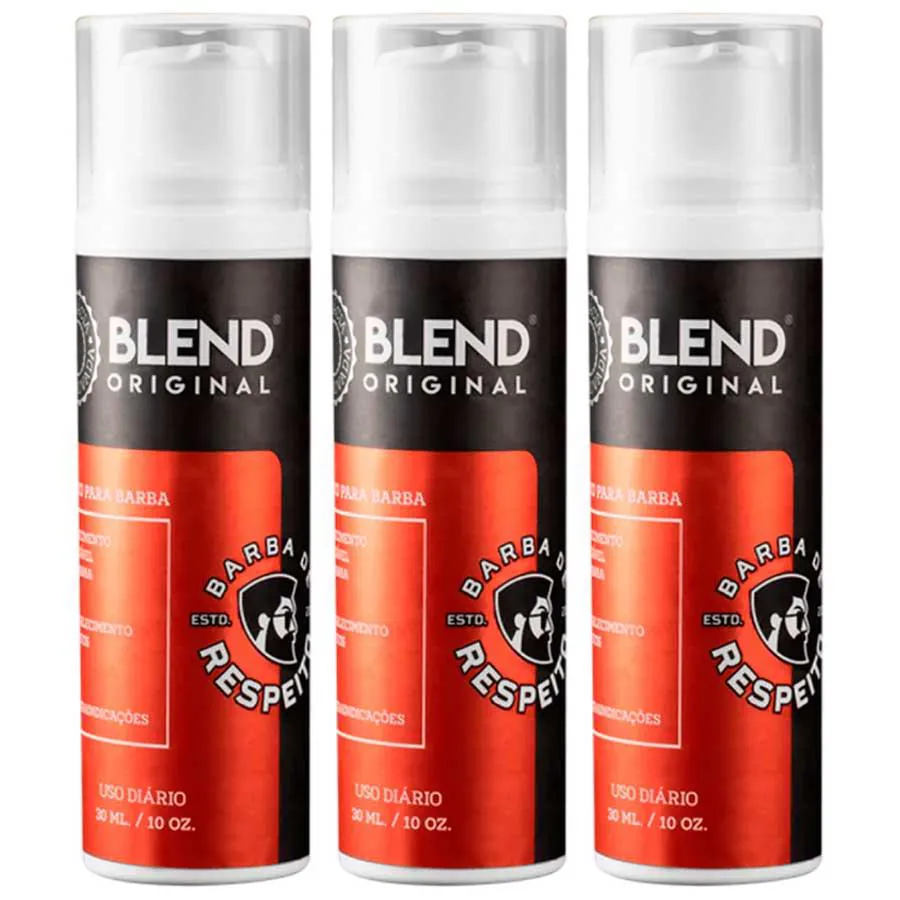 Kit 3 Blend Original® 30ml Barba de Respeito