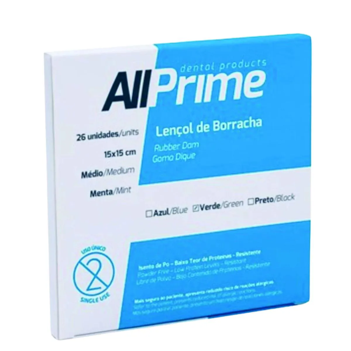 Lençol de Borracha Azul - Allprime 15x15
