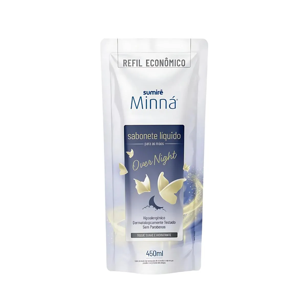 Sabonete Líquida Minná Mãos Sache Over Nigth 450ml