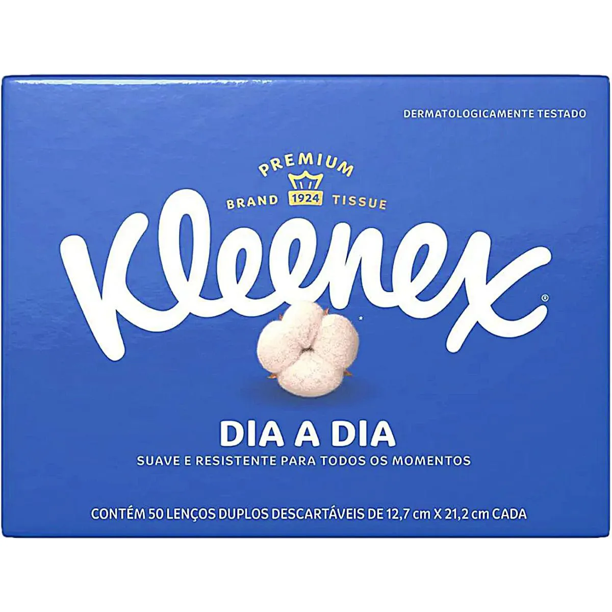 Lenço de Papel Kleenex Dia a Dia - Box com 50 unidades
