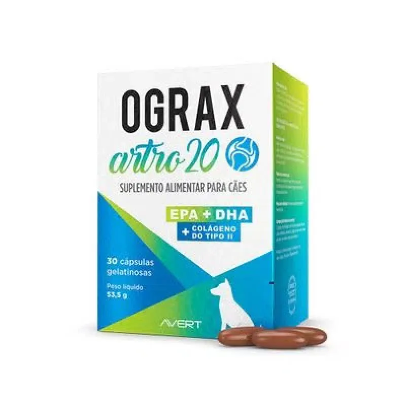 Ograx Artro 20 - 53,5g - 30 cápsulas