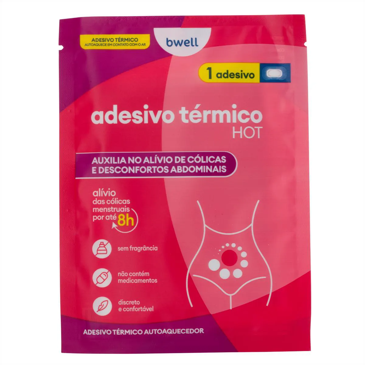 Adesivo Térmico Bwell Hot 1 unidade