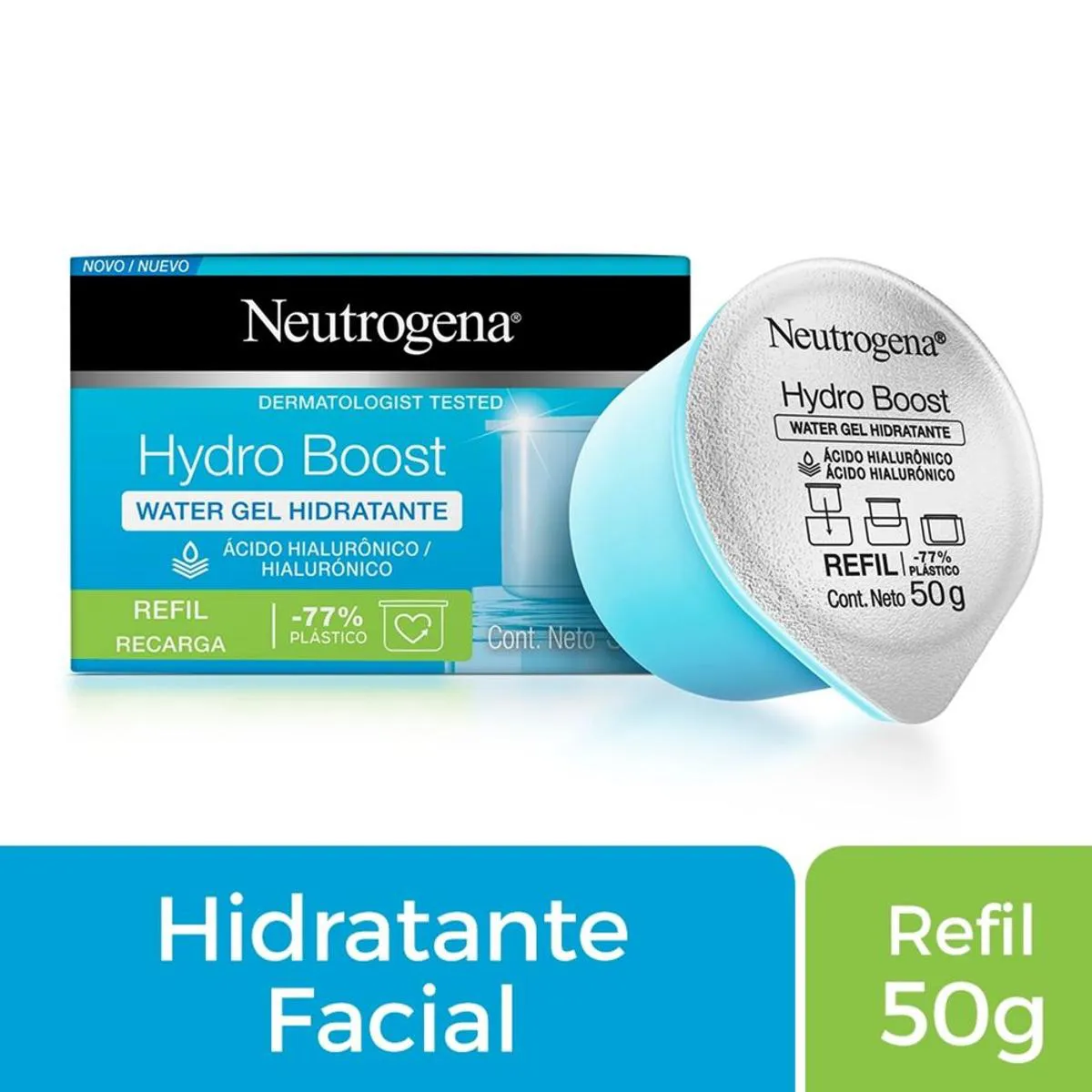 Neutrogena Hydro Boost Water Gel Hidratante Facial Refil 50g