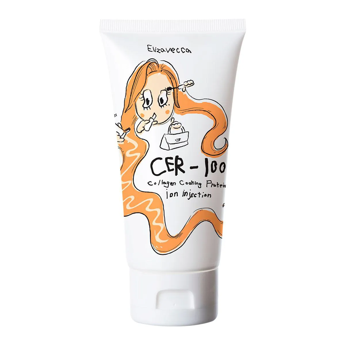 Máscara de Cabelo Tratamento Elizavecca Cer-100 Collagen Coating Protein Ion Injection 50ml
