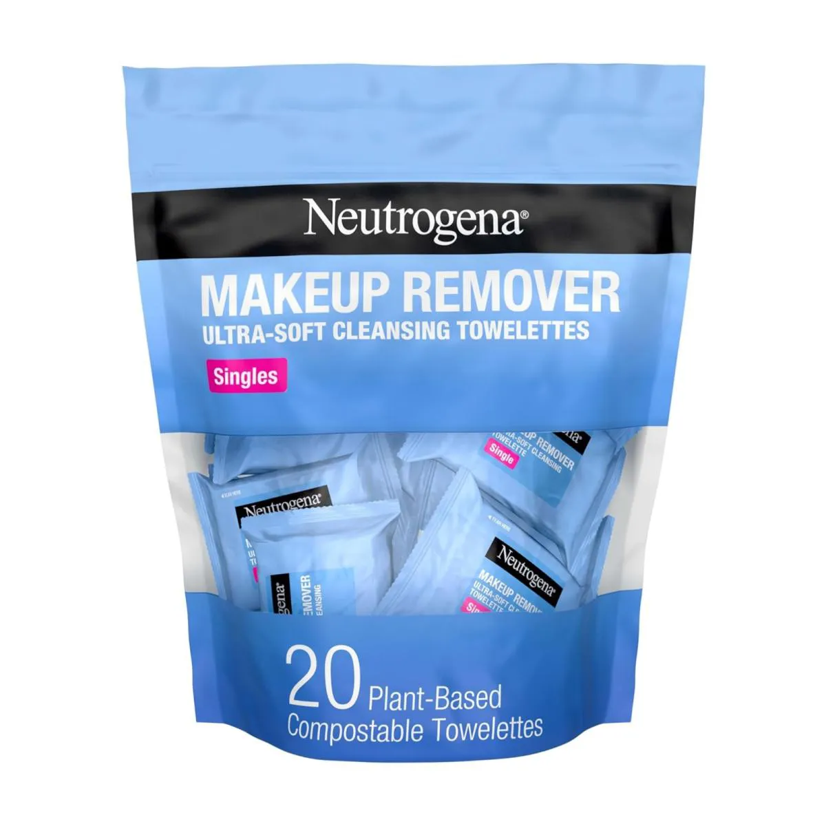 Lenço Demaquilante Umidecido sem Álcool 20 Un - Neutrogena