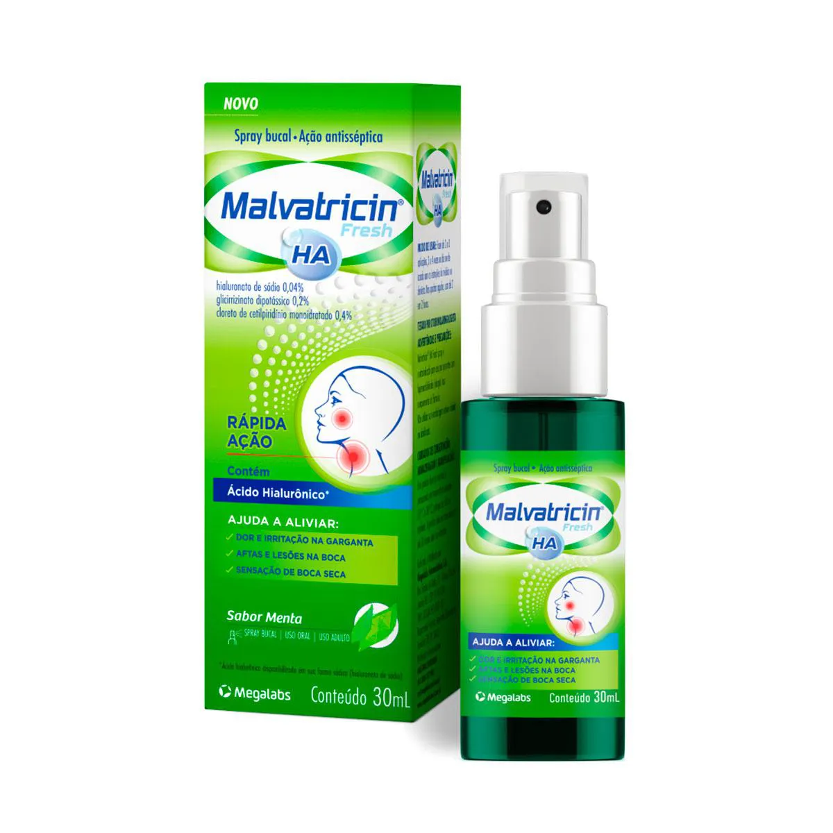 Spray Ha Fresh Malvatricin Menta 30ml