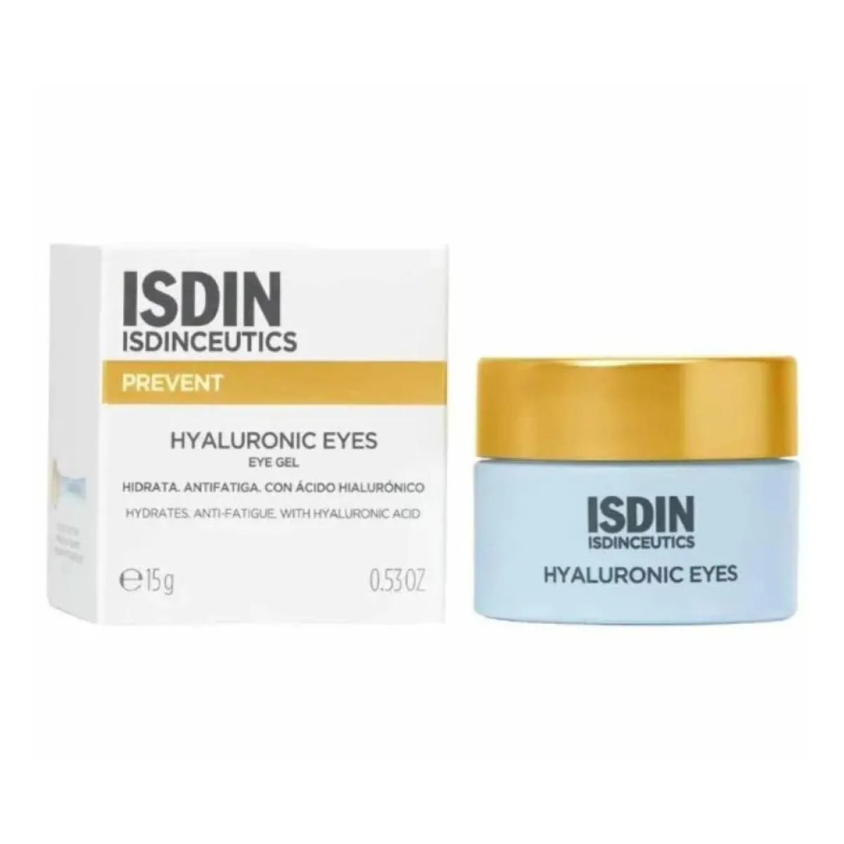 Gel Refrescante Antissinais para o Contorno dos Olhos Isdinceutics Hyaluronic Eyes 15G
