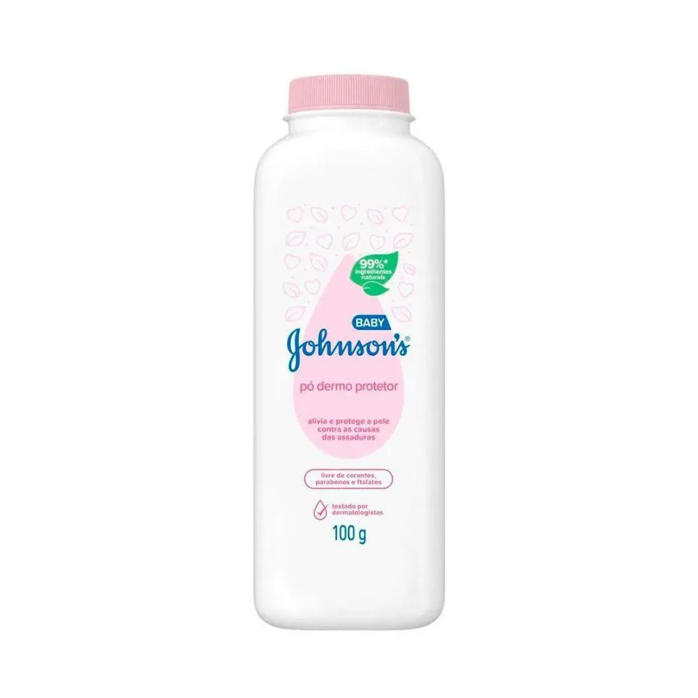Talco Po Dermo Protetor Johnsons Baby Tradicional 100G