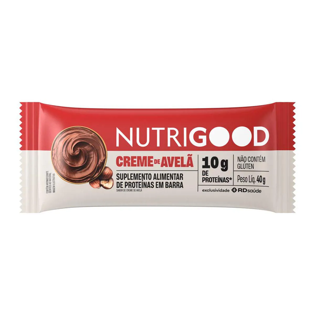 Barra de Proteína Nutrigood Creme de Avelã 40g