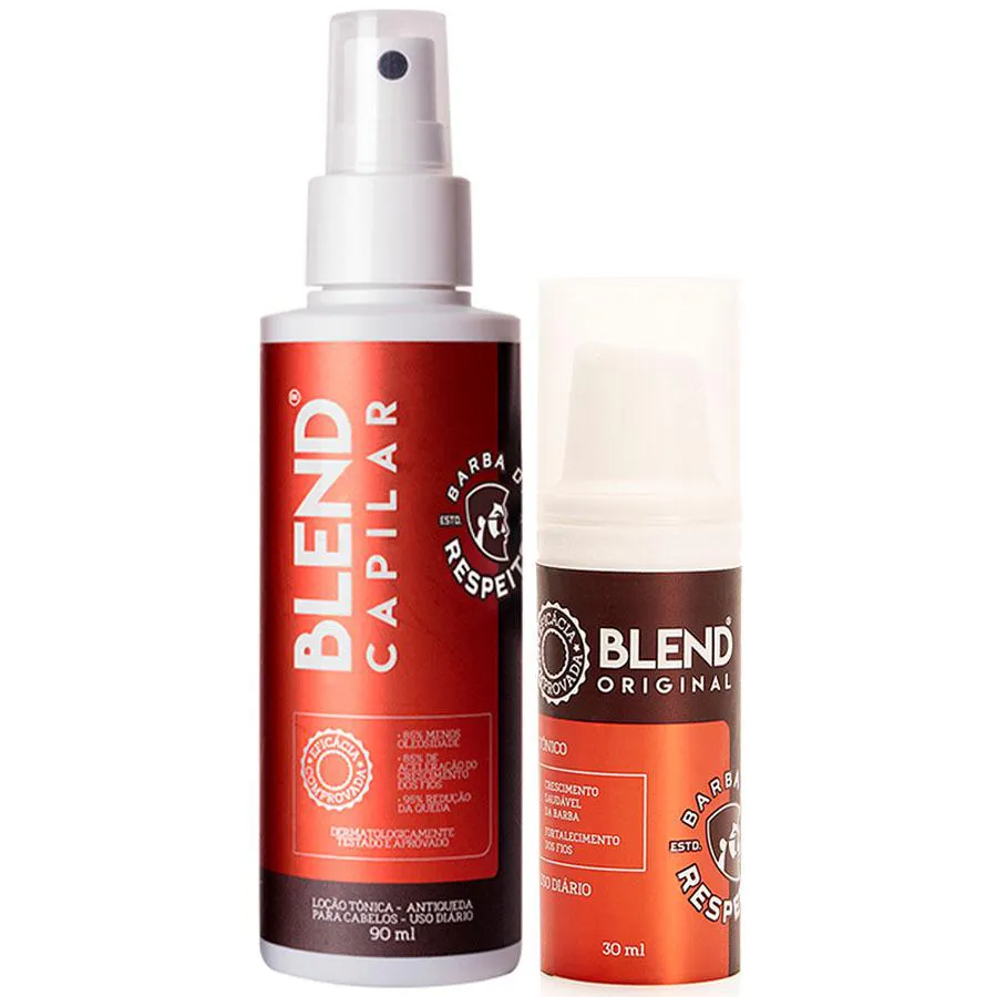 Kit Blend Capilar 95% Antiqueda + Blend Original® Barba de Respeito