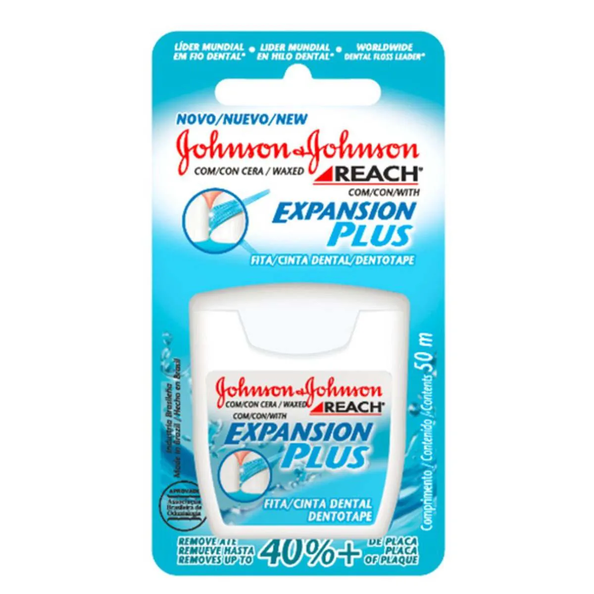 Fita Dental Johnson's Reach Expansion Plus 50 metros