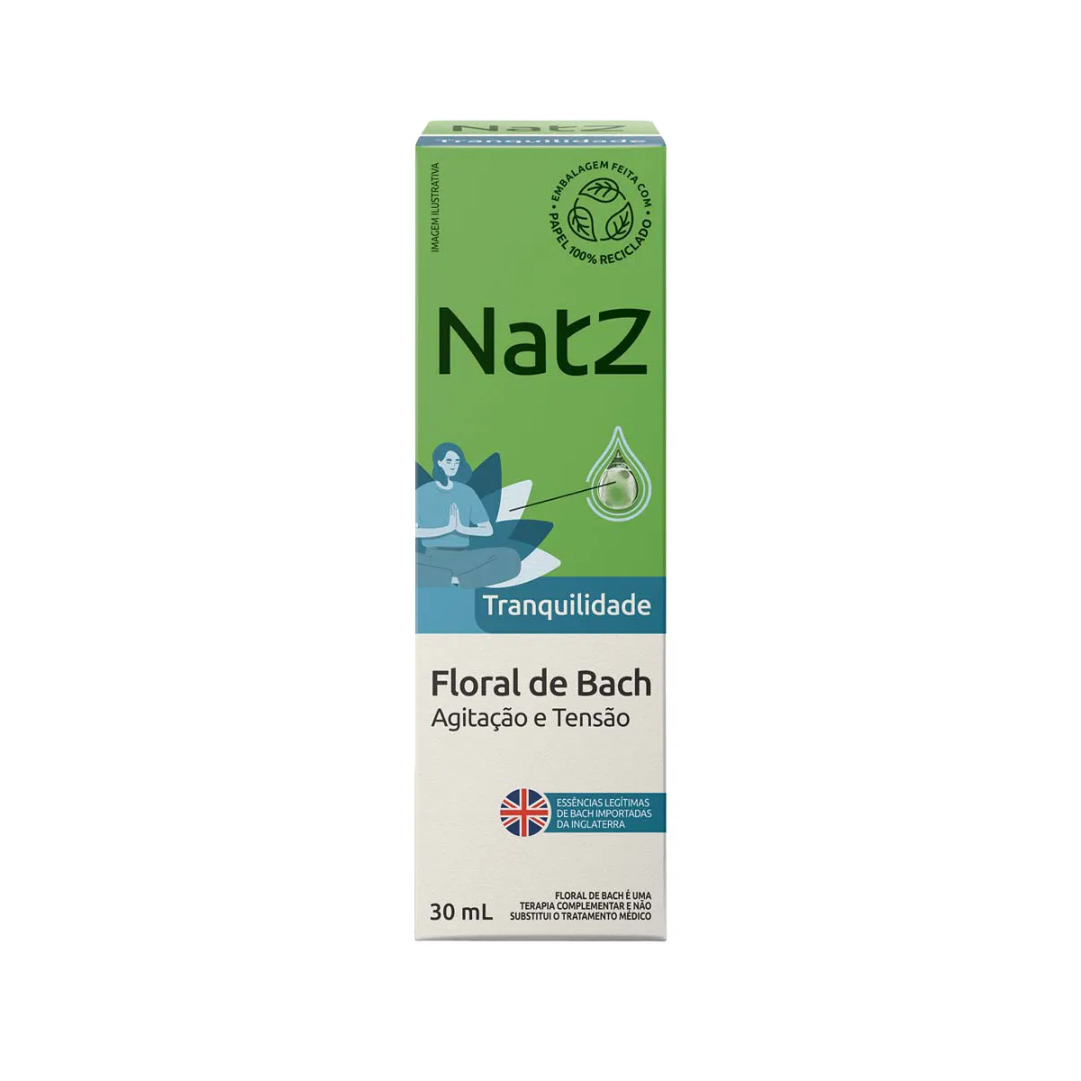 Floral de Bach Natz Tranquilidade para Agitação e Tensão 30ml
