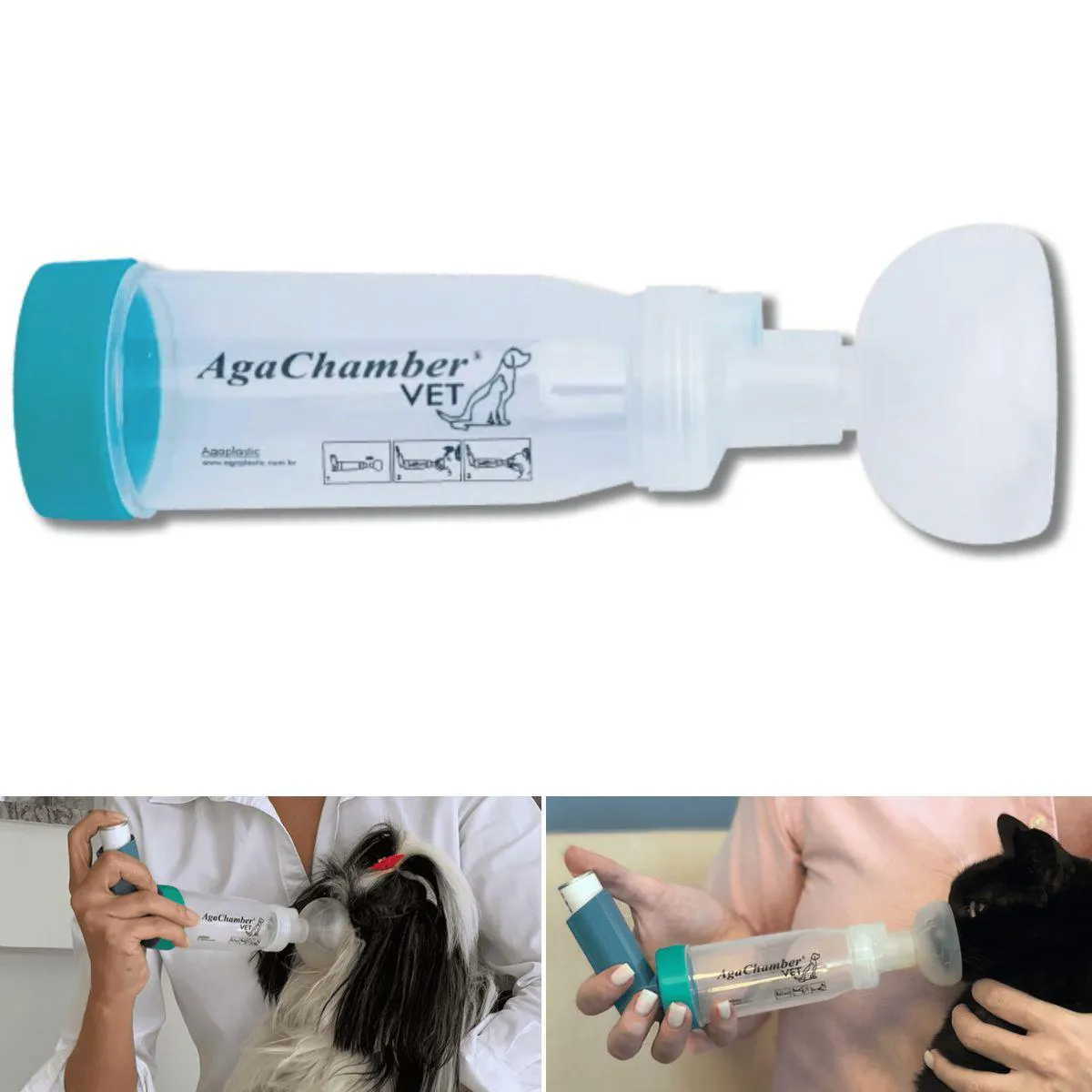 Espacador Agachamber Veterinario M/G - Cães e Gatos - Agpmed