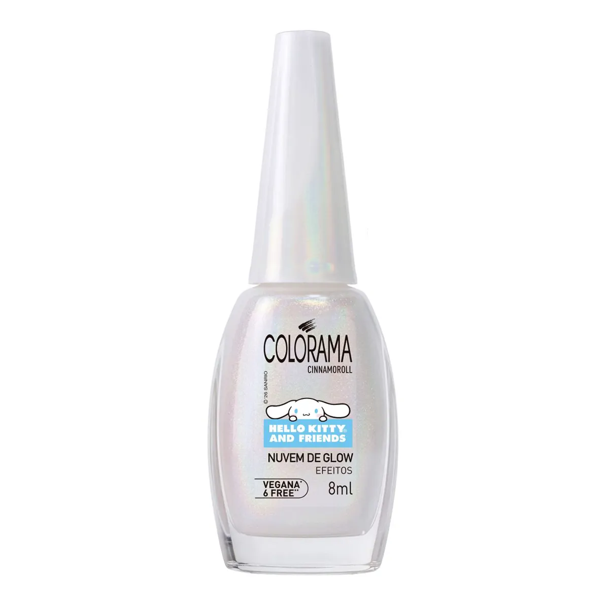 Esmalte Colorama Hello Kitty and Friends 8ml - Nuvem de Glow