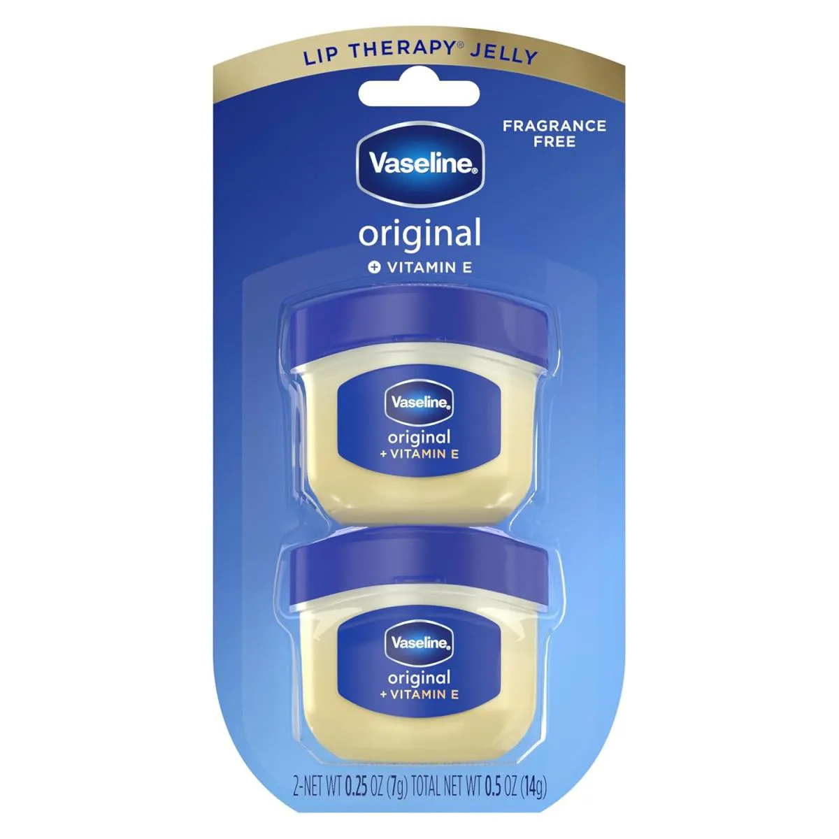 Vaseline Lip Therapy Original Vitamina e Hidratante Labial Kit 2 Unidades