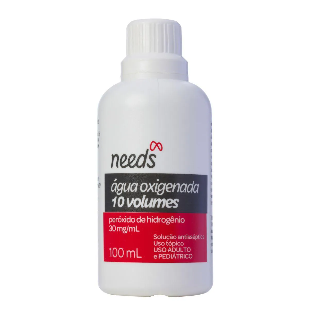 Água Oxigenada Antisséptica 10 Volumes Needs 100ml