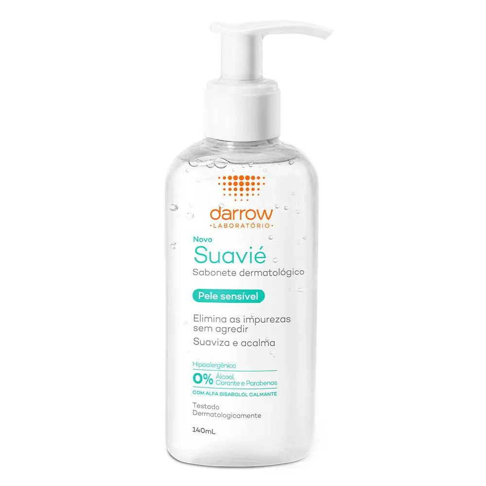 Sabonete Líquido Dermatológico Darrow Suavié Pele Sensível 140ml