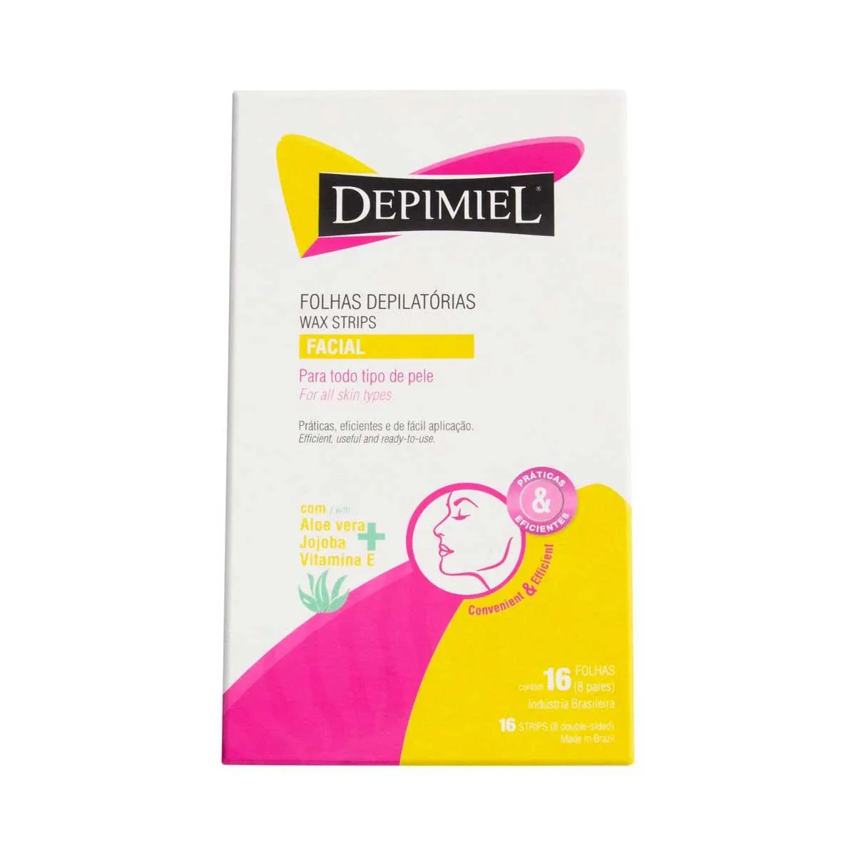 Folha Depilatória Facial Depimiel 16 Unidades