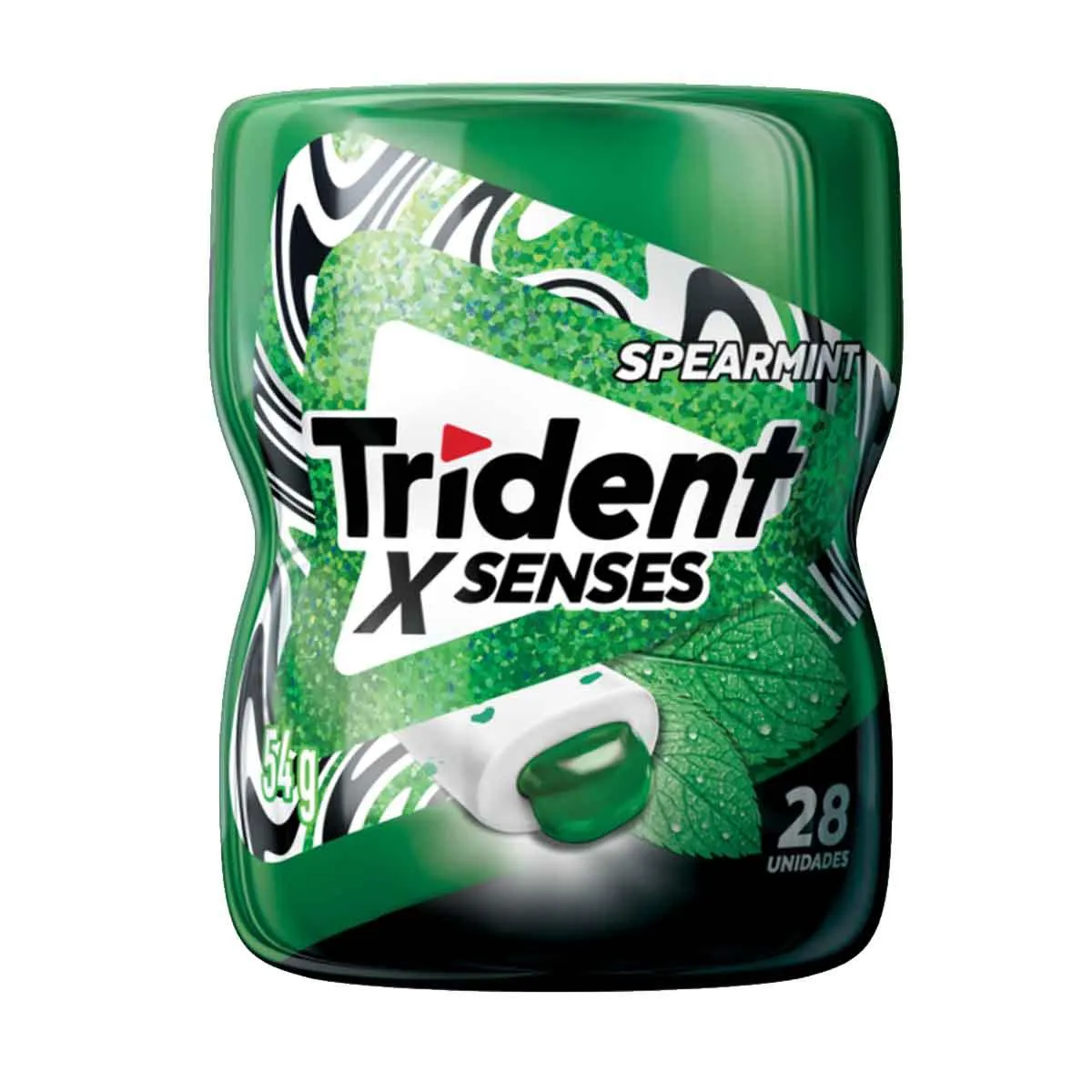 Goma de Mascar Trident X Senses Menta Sem Açúcar 54g