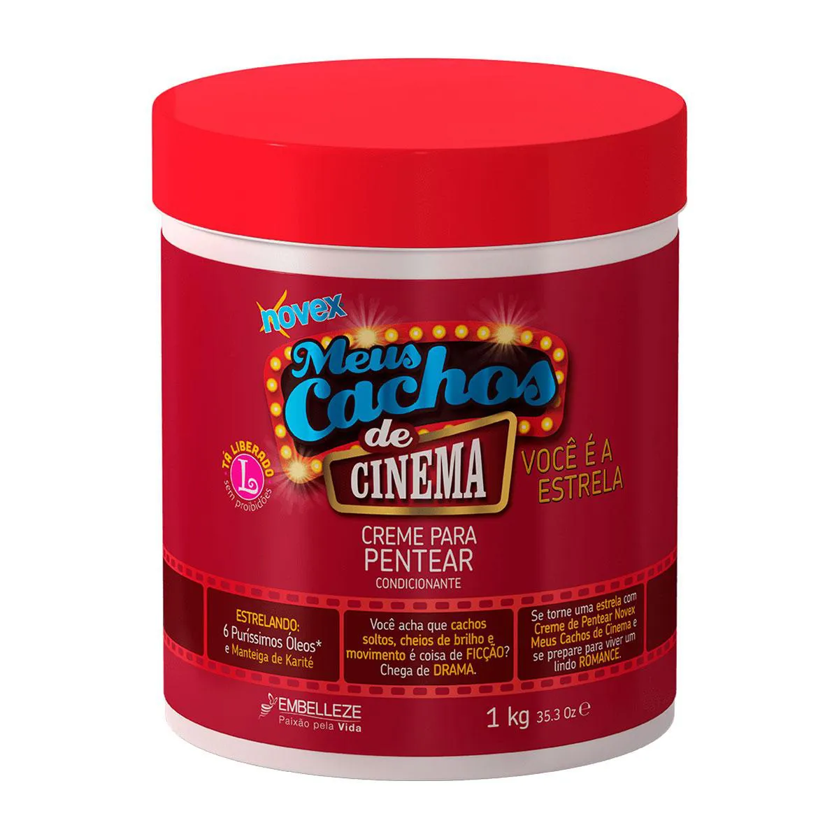 Creme para Pentear Novex Meus Cachos de Cinema 1kg