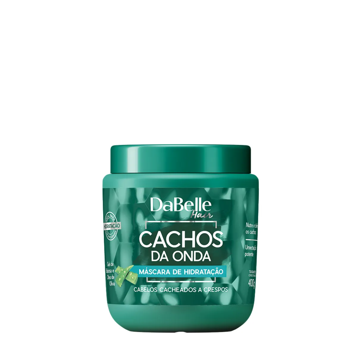 Máscara Capilar Cabelo Cacheado Dabelle Cachos da Onda 400g