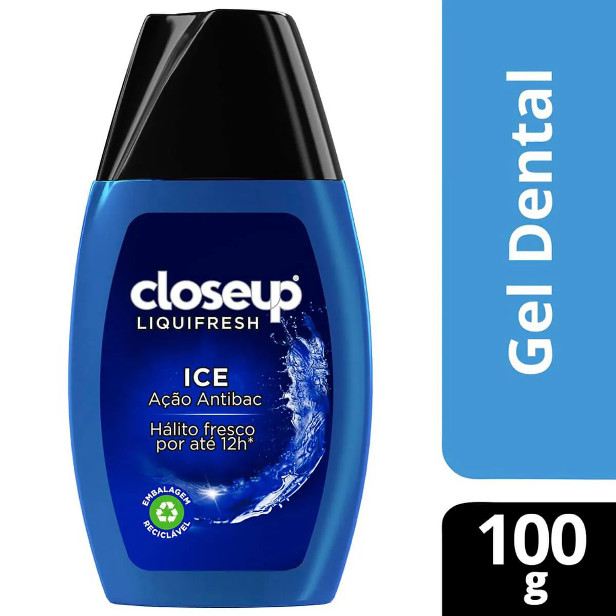Gel Dental Closeup Liquifresh Ice Antibac 100g