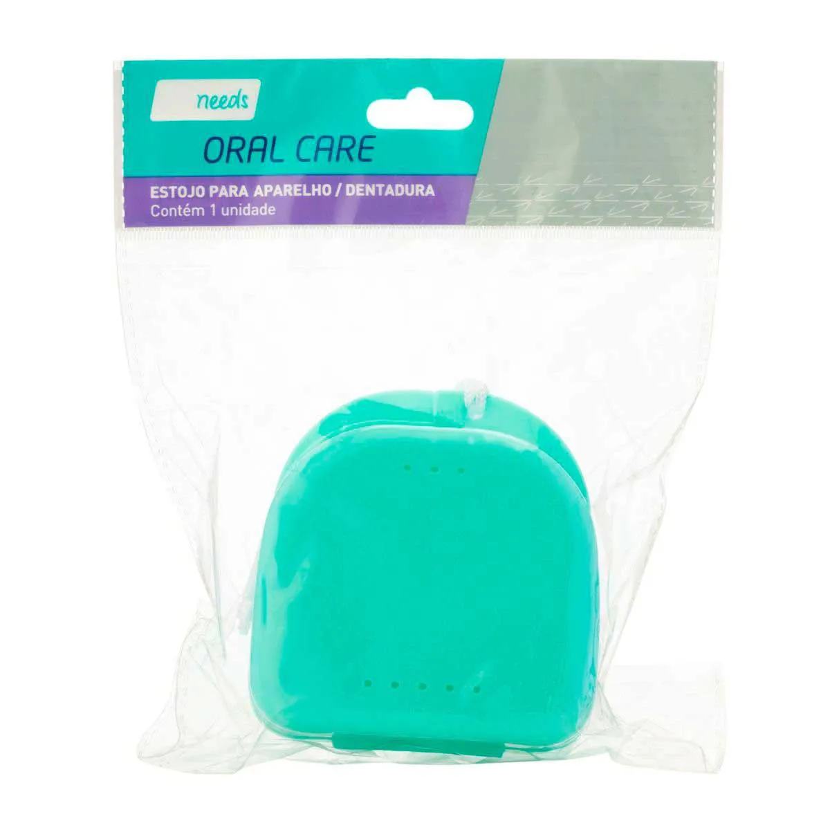 Porta Aparelho Dental e Dentadura Needs 1 unidade