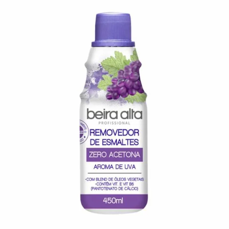 Removedor de Esmalte Beira Alta Aroma Uva 450ml