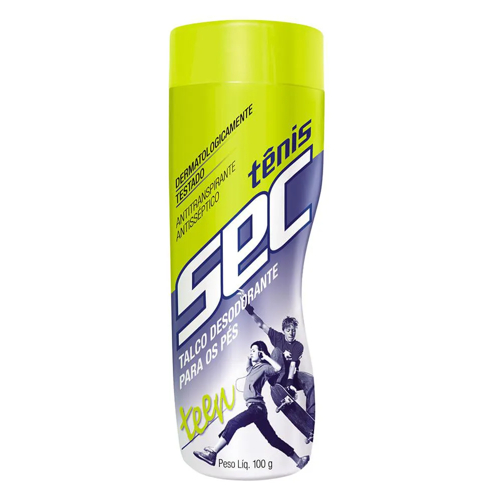Talco Tênis Sec Teen 100g