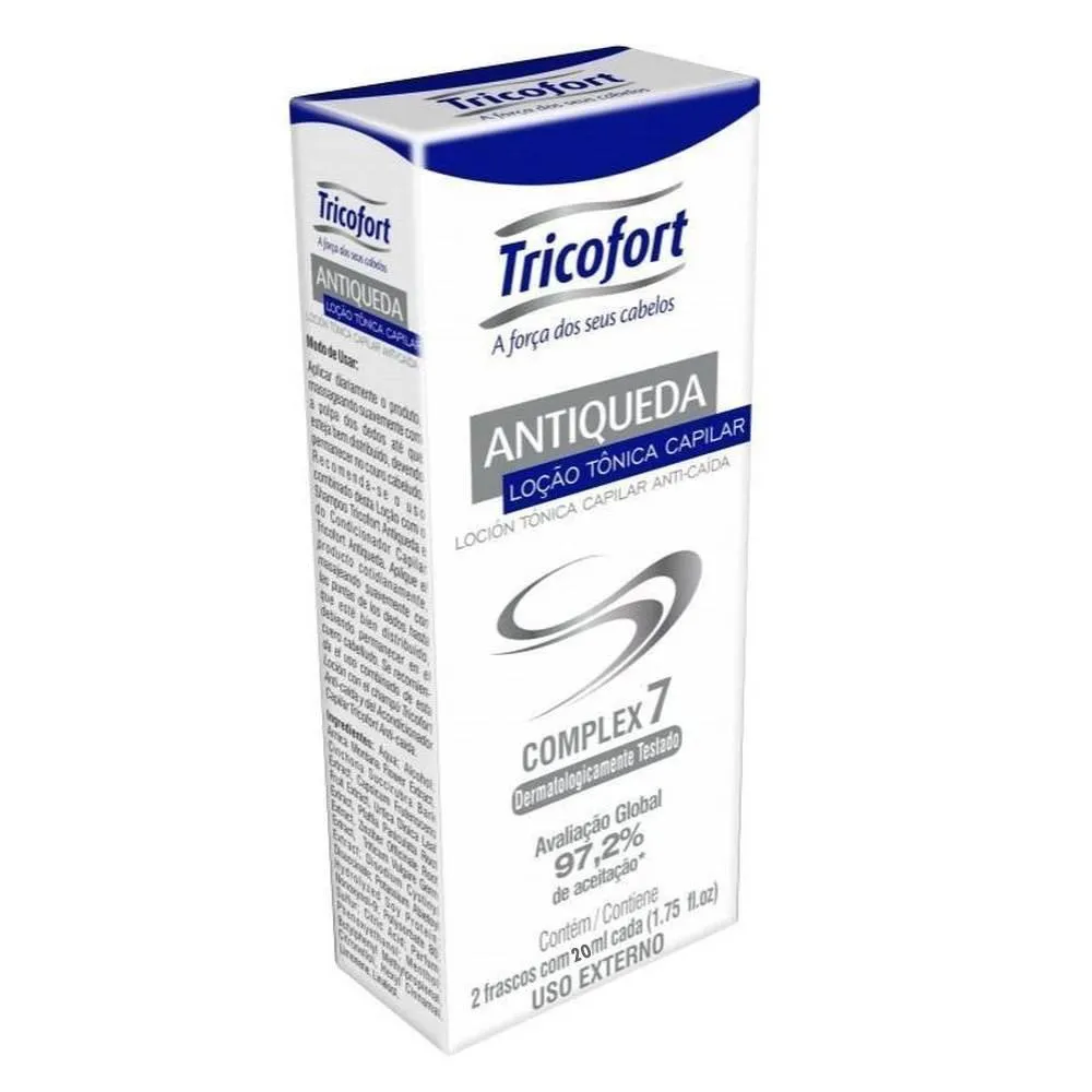 Tricofort Tonico Capilar Antiqueda 2 Frascos com 20ml Cada