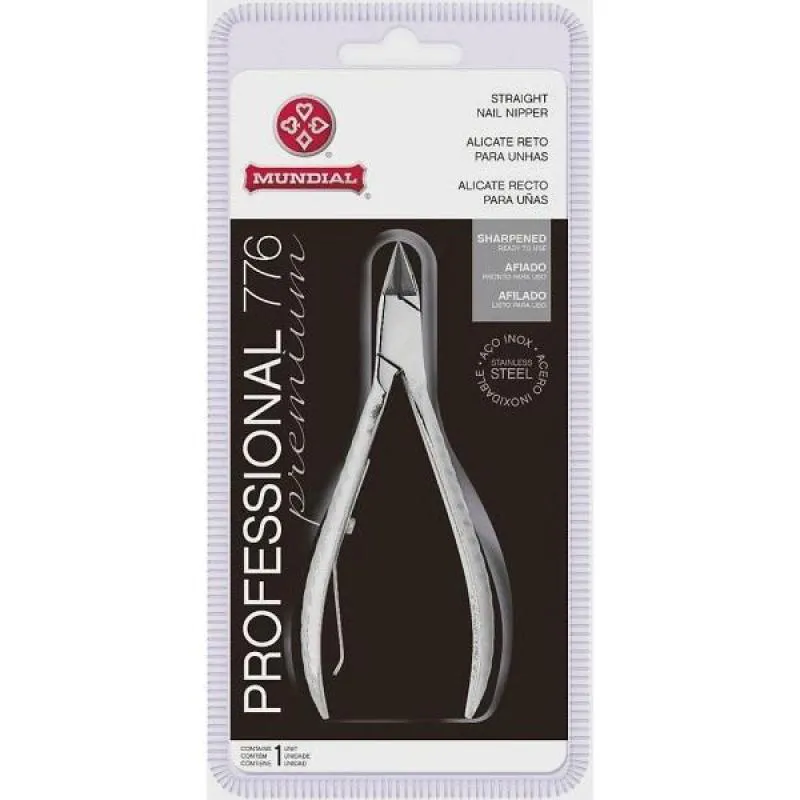 Alicate Unha Mundial 776 Professional Corte Reto
