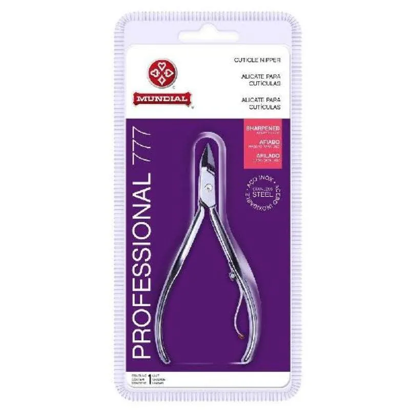 Alicate de Cuticula Profissional Mundial Inox 777