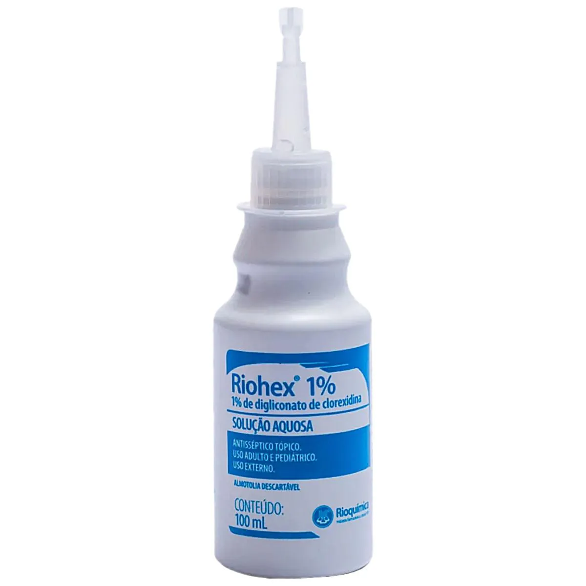 Riohex 1% Solução Aquosa Rioquímica 100ml - Unidade