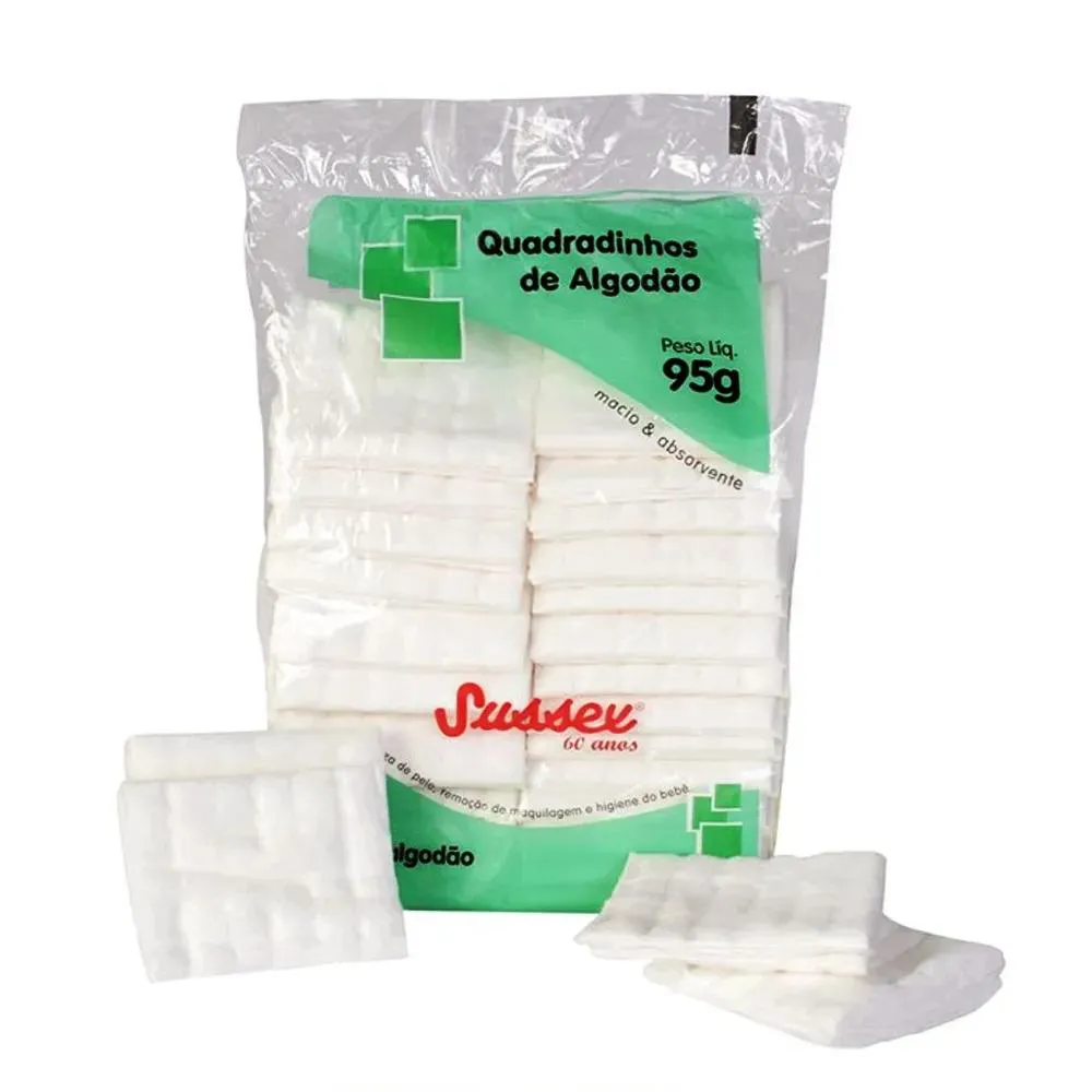 Algodão Higrófilo Quadrado Sussex 95 Gramas