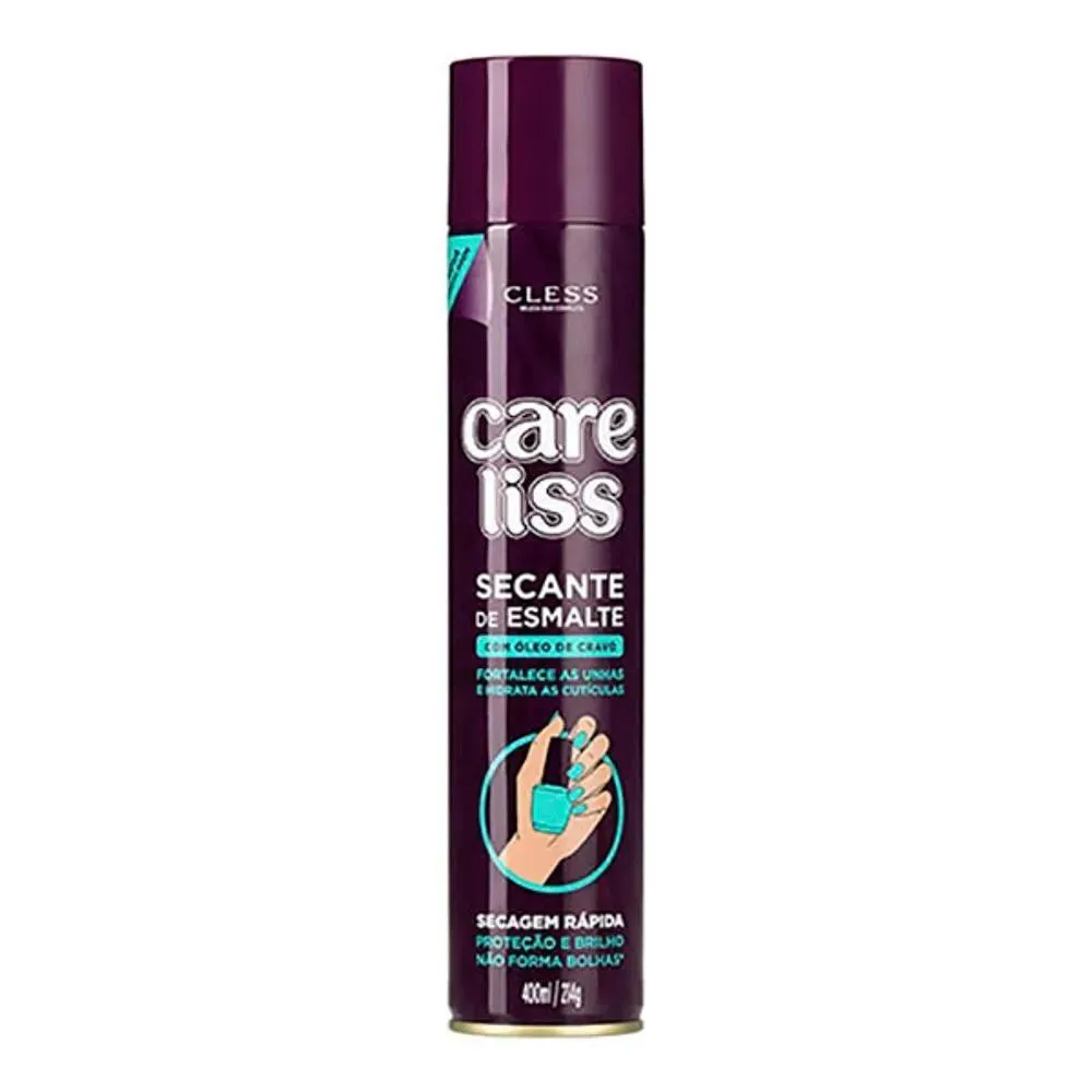 Spray Secante de Esmalte Care Liss Oleo de Cravo 400ml Cless