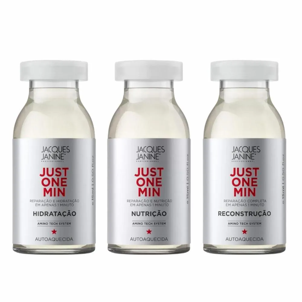Cronograma Capilar Jacques Janine Just One Min 15ml