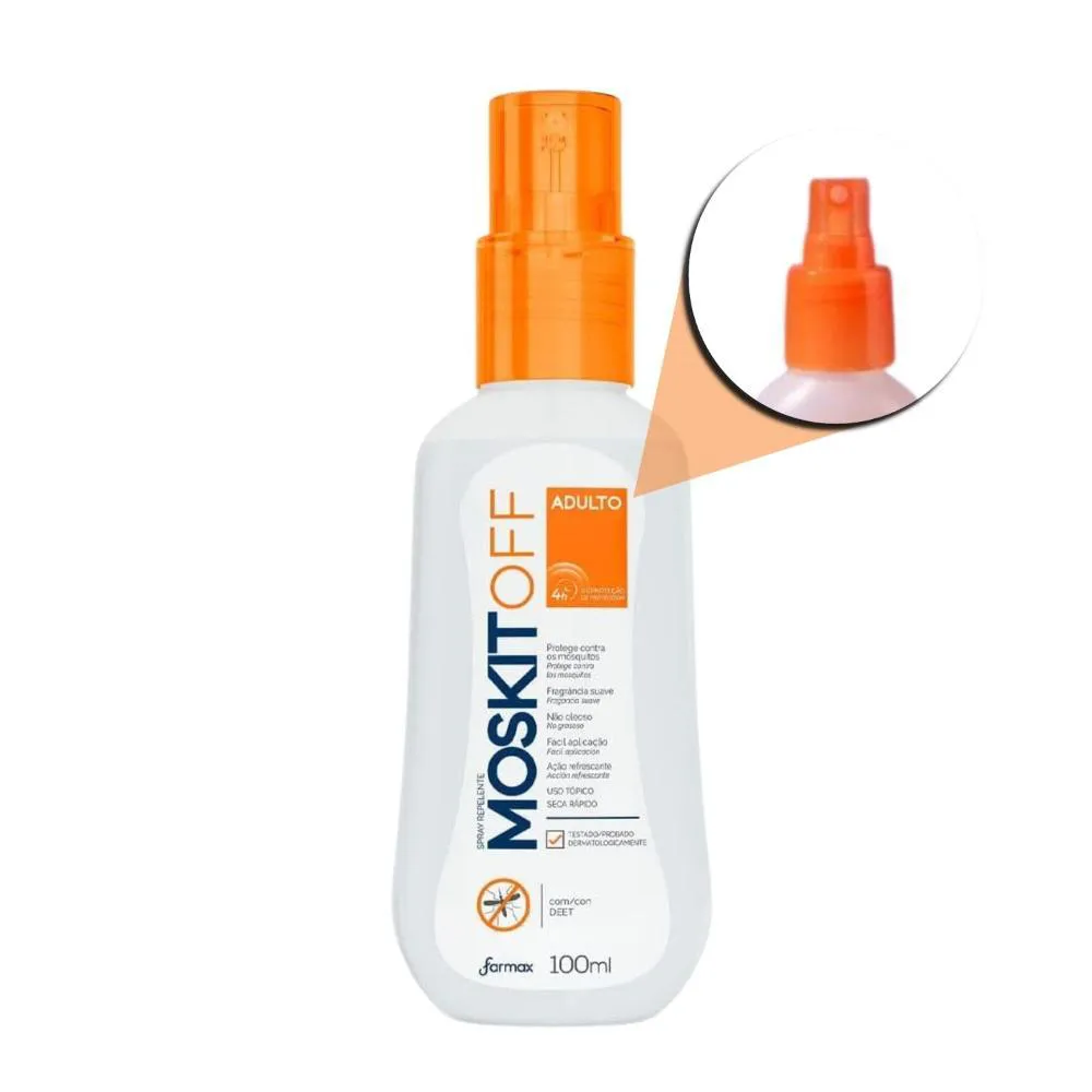 Spray Repelente Farmax Moskitoff Adulto 100ml