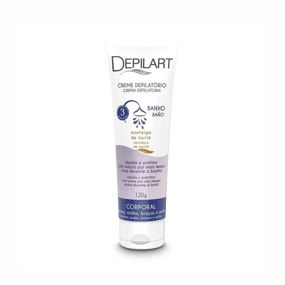 Creme Depilatório Corporal Depilart Manteiga Karité 120g
