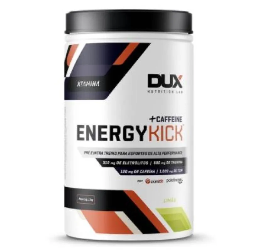 Energy Kick Caffeine (1kg) – Sabor: Limão