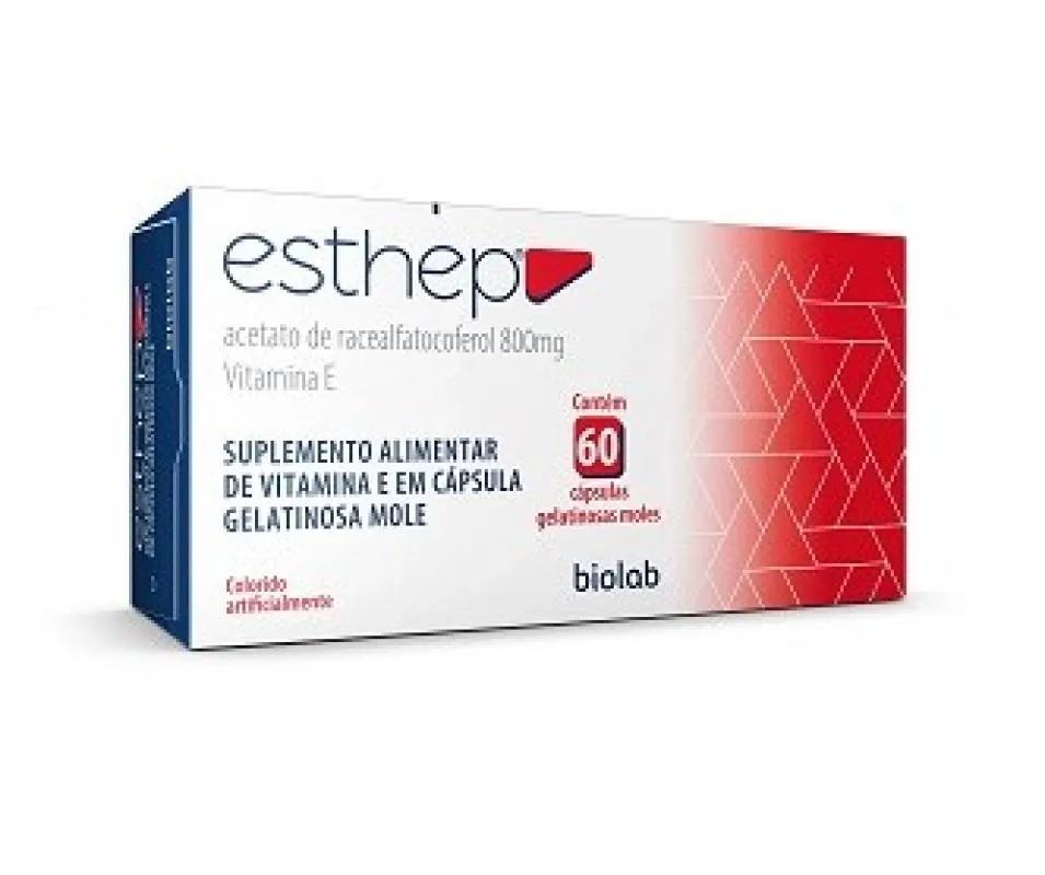 Esthep 800mg 60caps – Racealfatocoferol