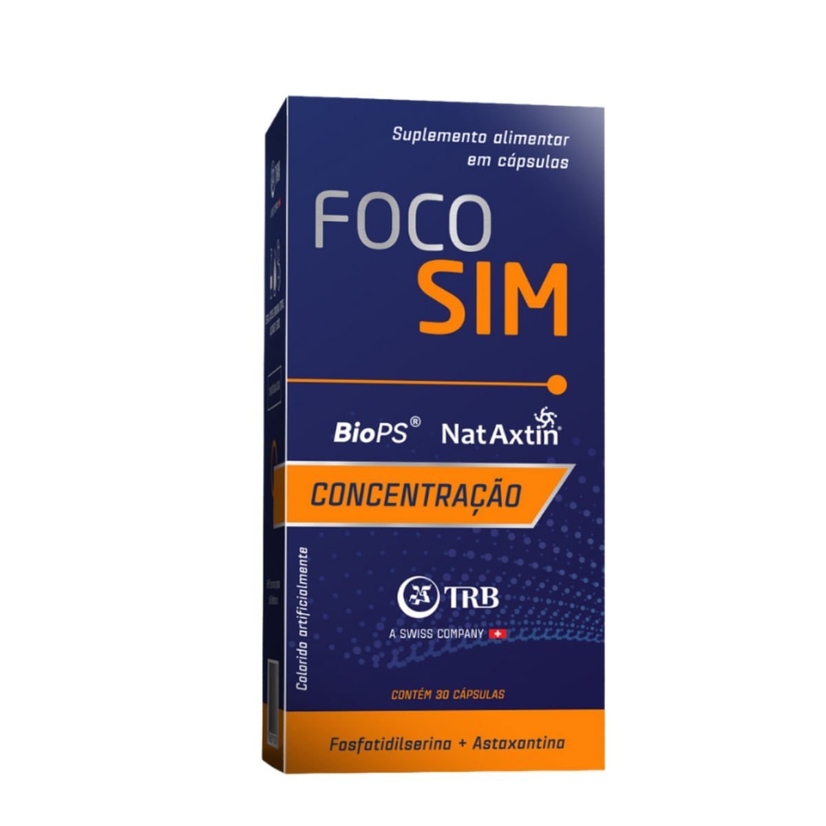 Foco Sim TRB 30 Comprimidos Fosfatidilserina + Astaxantina