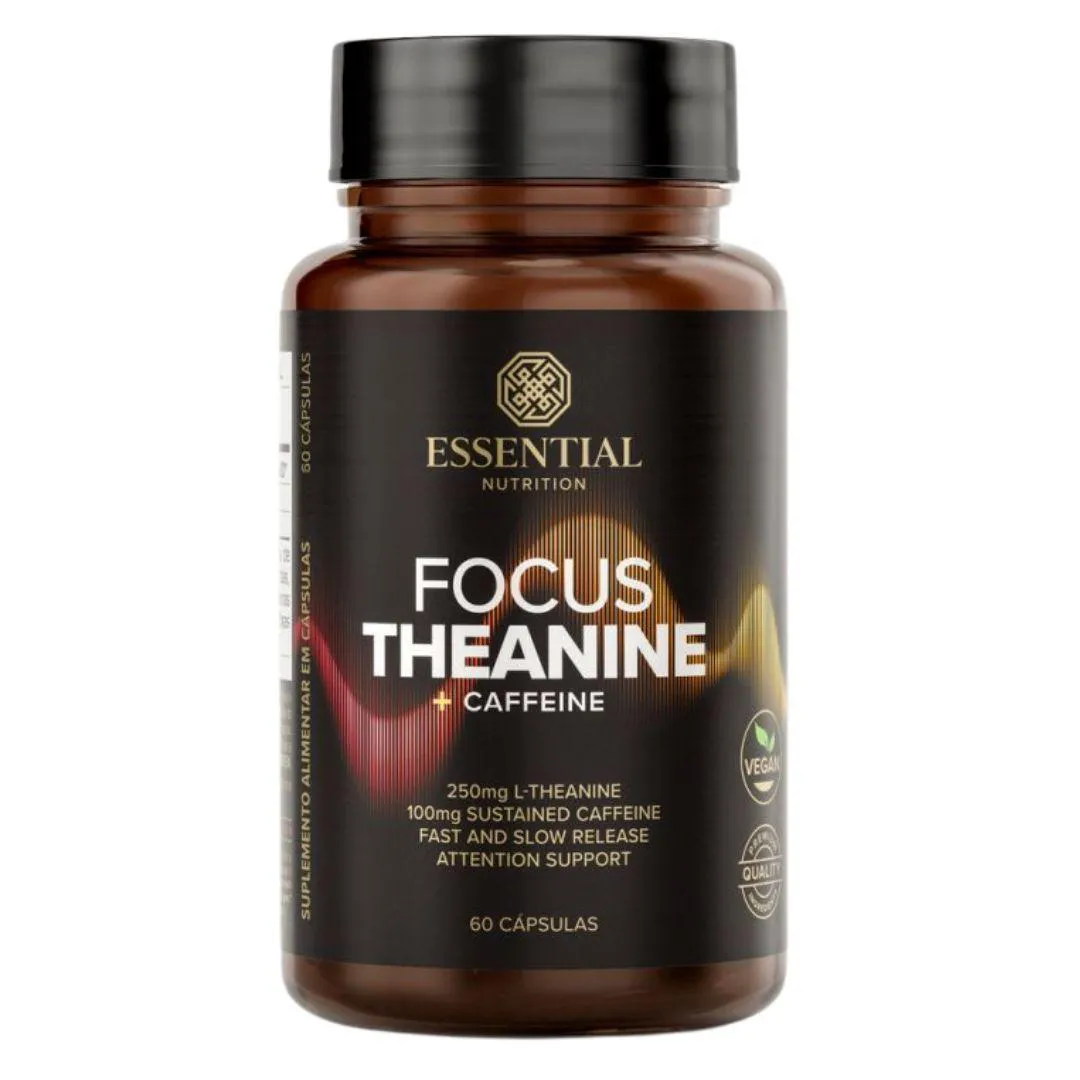 Focus Theanine + Caffeine 60 cápsulas Essential