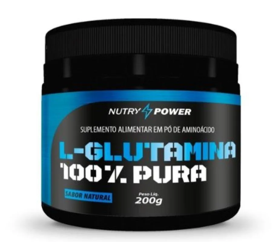 Gluatamina Nutry Power L-glutamina 100% Pura 200g