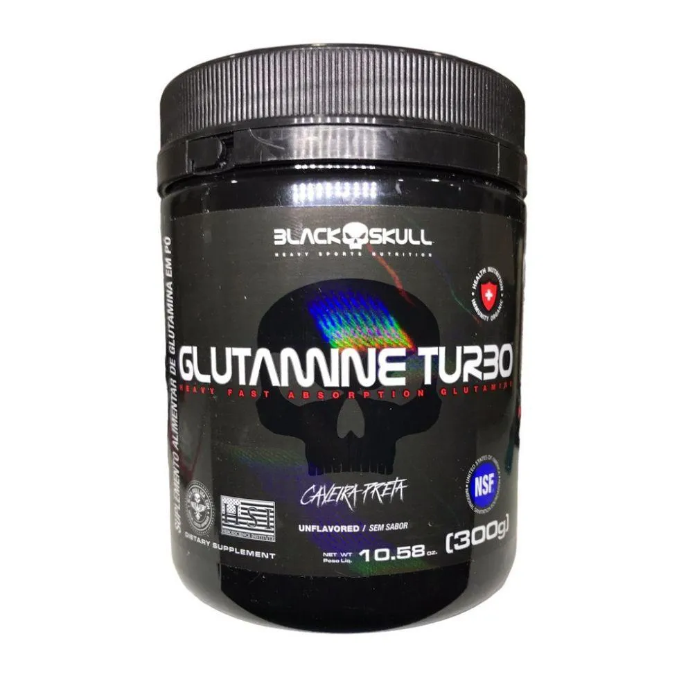 Glutamina Black Skull Turbo 300g